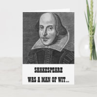 Kaart van de Verjaardag van Shakespeare de