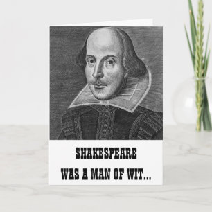 Kaart van de Verjaardag van Shakespeare de
