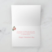 Kaart van de Victoriaans Valentijnse - Rozen en An (Binnen)