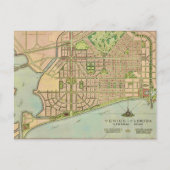 Kaart van de Vintage van Venetië (Voorkant)