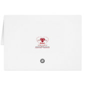 Kaart van de vlinder - Blank binnenin (Achterkant Horizontaal)