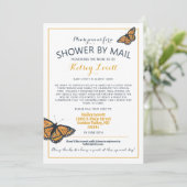 Kaart van de vlinder per post (Staand voorkant)