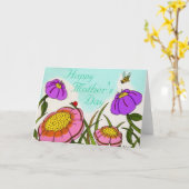 Kaart van de Vloerbeemduw Moederdag (Gele Bloem)
