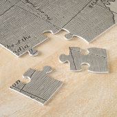 Kaart van de voorgestelde route naar China vanuit  Legpuzzel (Zijkant)