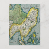 Kaart van de vroege 16e eeuw van Azië (Voorkant)