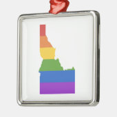 Kaart van de VS | De staat Idaho Metalen Ornament (Links)