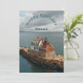 Kaart van de vuurtoren van Birthday Rockland Break (Staand voorkant)