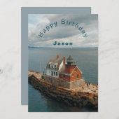 Kaart van de vuurtoren van Birthday Rockland Break (Voorkant / Achterkant)