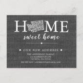 KAART van de Washington State Moving Announcement (Voorkant)