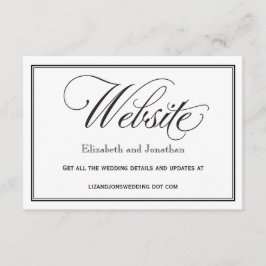Kaart van de website voor het binden van zwart-wit