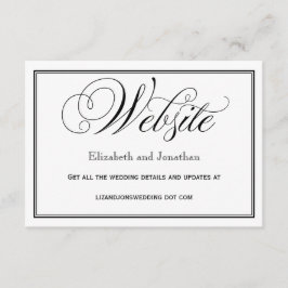 Kaart van de website voor het binden van zwart-wit