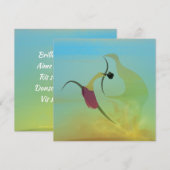 Kaart van de wens "Verken je niet" (Voorkant / Achterkant)