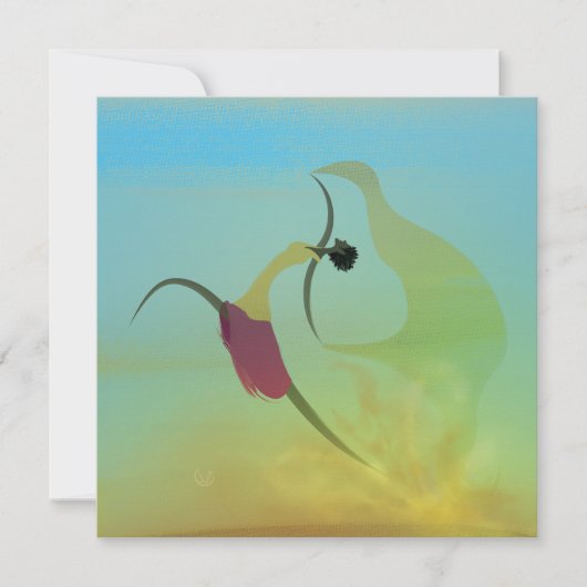 Kaart van de wens "Verken je niet" (Voorkant)