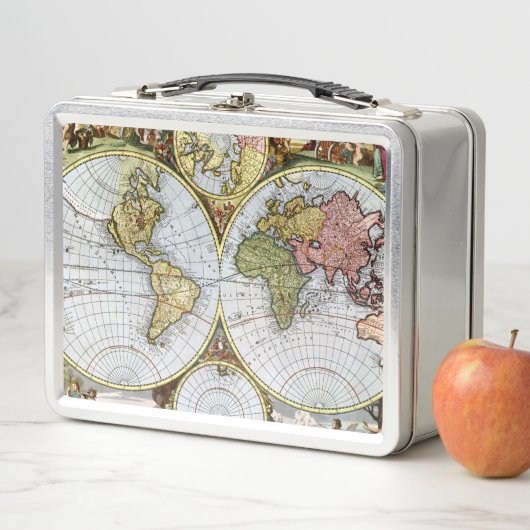 Kaart van de wereld (In situ)