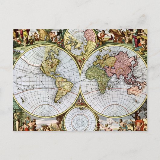 Kaart van de Wereld (Voorkant)