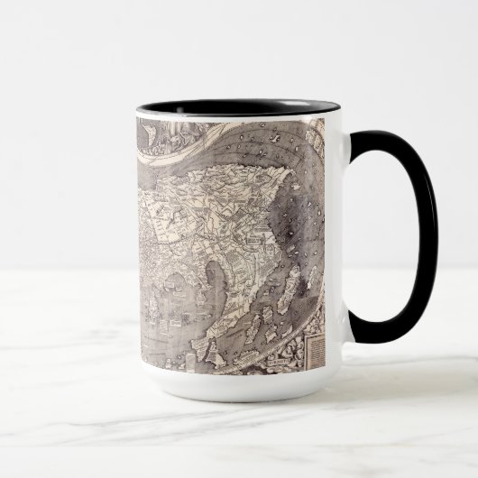 Kaart van de wereld | 1507 mok (Rechts)