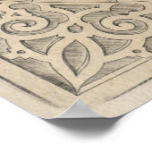  kaart van de wereld (1607) 2 poster (Hoek)