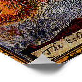  kaart van de wereld (1626) - Stijlvol Poster (Hoek)