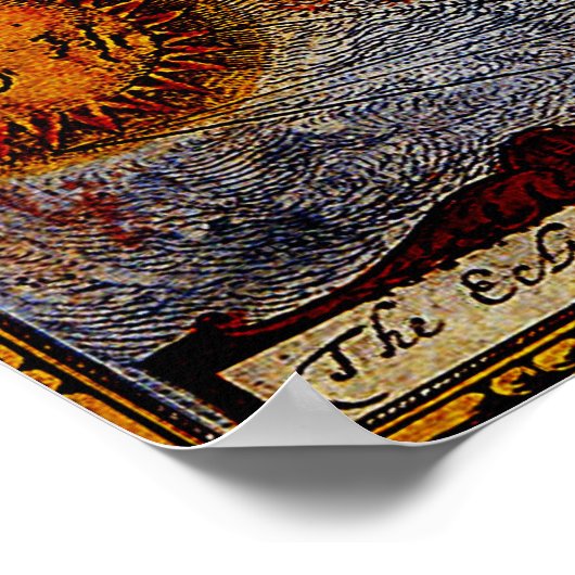  kaart van de wereld (1626) - Stijlvol Poster (Hoek)