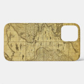  kaart van de wereld 1635 Case-Mate iPhone case (Achterkant (horizontaal))