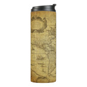 kaart van de wereld 1635 thermosbeker (Gedraaid links)