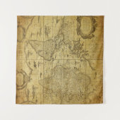  kaart van de wereld 1635 wandkleed (Voorkant (horizontaal))