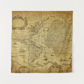  kaart van de wereld 1635 wandkleed (Voorkant)