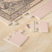 kaart van de wereld (1650) legpuzzel (Zijkant)