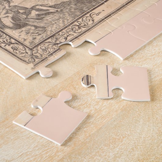  kaart van de wereld (1650) legpuzzel (Zijkant)