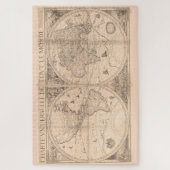 kaart van de wereld (1650) legpuzzel (Verticaal)