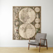  kaart van de wereld (1660) wandkleed (In situ)