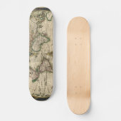  kaart van de wereld (1689) skateboard (Voorkant)