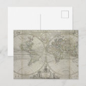 Kaart van de wereld | 1736 (Voorkant / Achterkant)