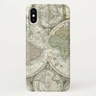 Kaart van de wereld 1744 Case-Mate iPhone case