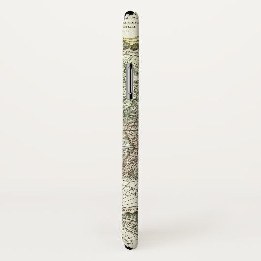 Kaart van de wereld | 1744 Case-Mate iPhone case (Achterkant / rechts)