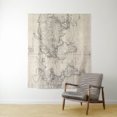  kaart van de wereld (1750) wandkleed (In situ)