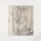  kaart van de wereld (1750) wandkleed (Voorkant)