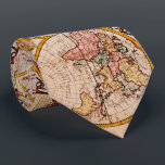 kaart van de wereld (1782) - Stijlvol Stropdas<br><div class="desc">Dit is een gestileerde  kaart van de wereld,  oorspronkelijk geproduceerd in 1782.</div>