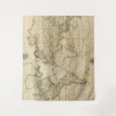  kaart van de wereld (1800) wandkleed (Voorkant)