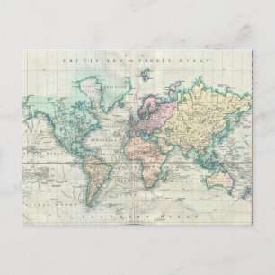  kaart van de wereld (1801)