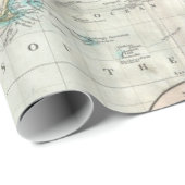  kaart van de wereld (1801) cadeaupapier (Rol Hoek)