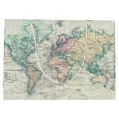 kaart van de wereld (1801) large cadeautasje (Achterkant)