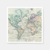 kaart van de wereld (1801)