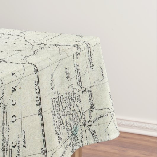  kaart van de wereld (1801) tafelkleed (Voorbeeld)