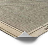  kaart van de wereld (1820) 2 poster (Hoek)