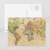  kaart van de wereld (1831) (Voorkant / Achterkant)