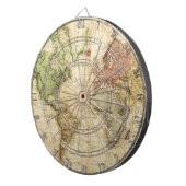  kaart van de wereld (1831) dartbord (Voorkant Rechts)