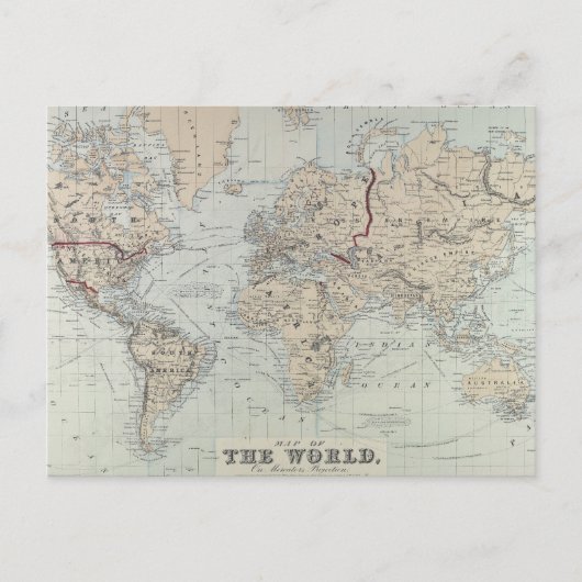  kaart van de wereld (1875) (Voorkant)
