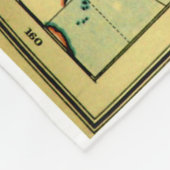  kaart van de wereld (1899) - Stijlvol Fleece Deken (Hoek)