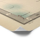  kaart van de wereld (1911) poster (Hoek)